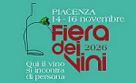 Saremo presenti al PiacenzaExpo dal 14 al 16 Novembre alla Fiera dei Vini 2026